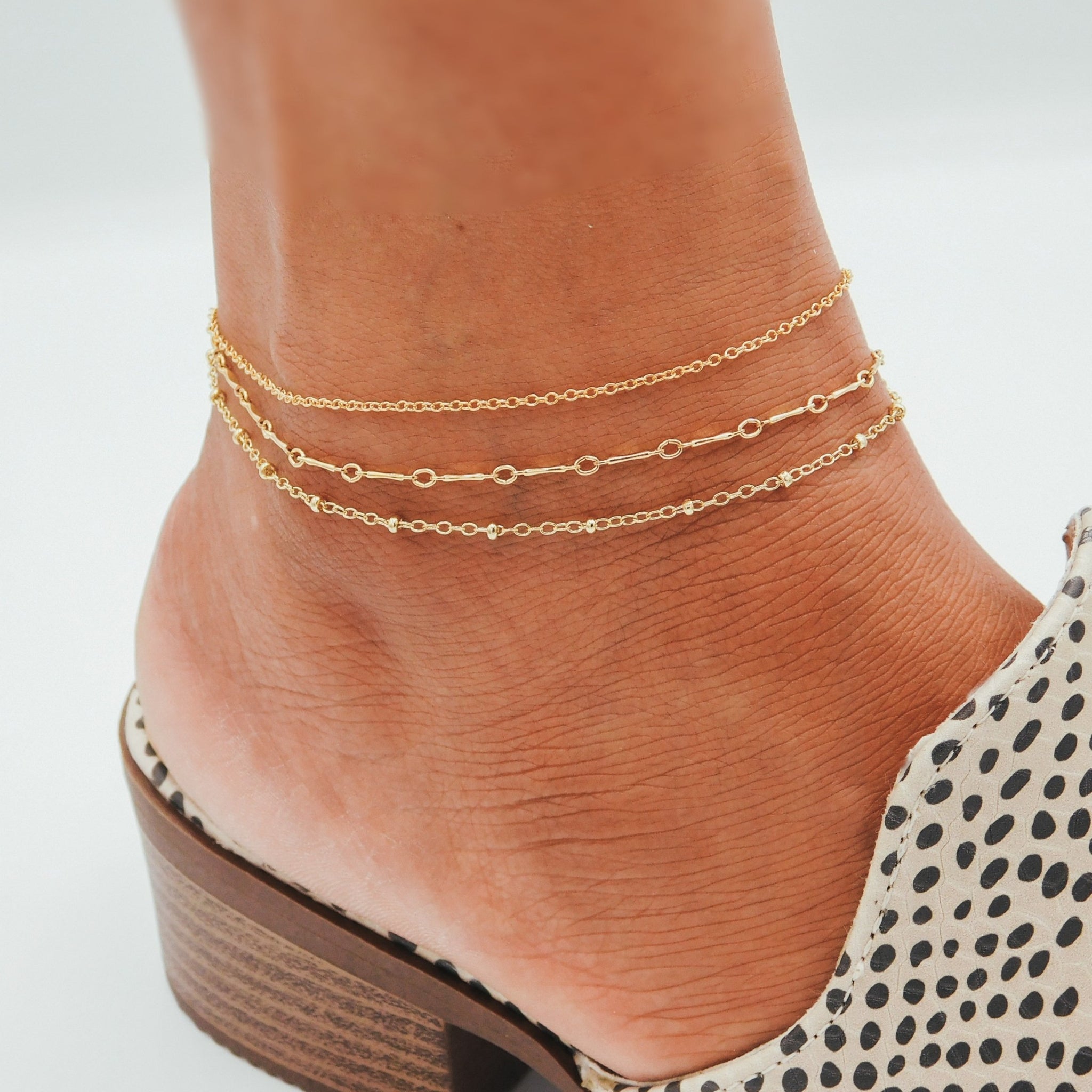 Stella Gold Anklet • 14k Gold Filled