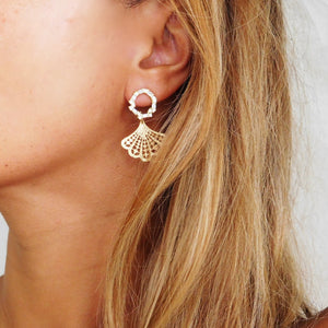 Jolie Filigree Earrings • Gold Bridal Earrings