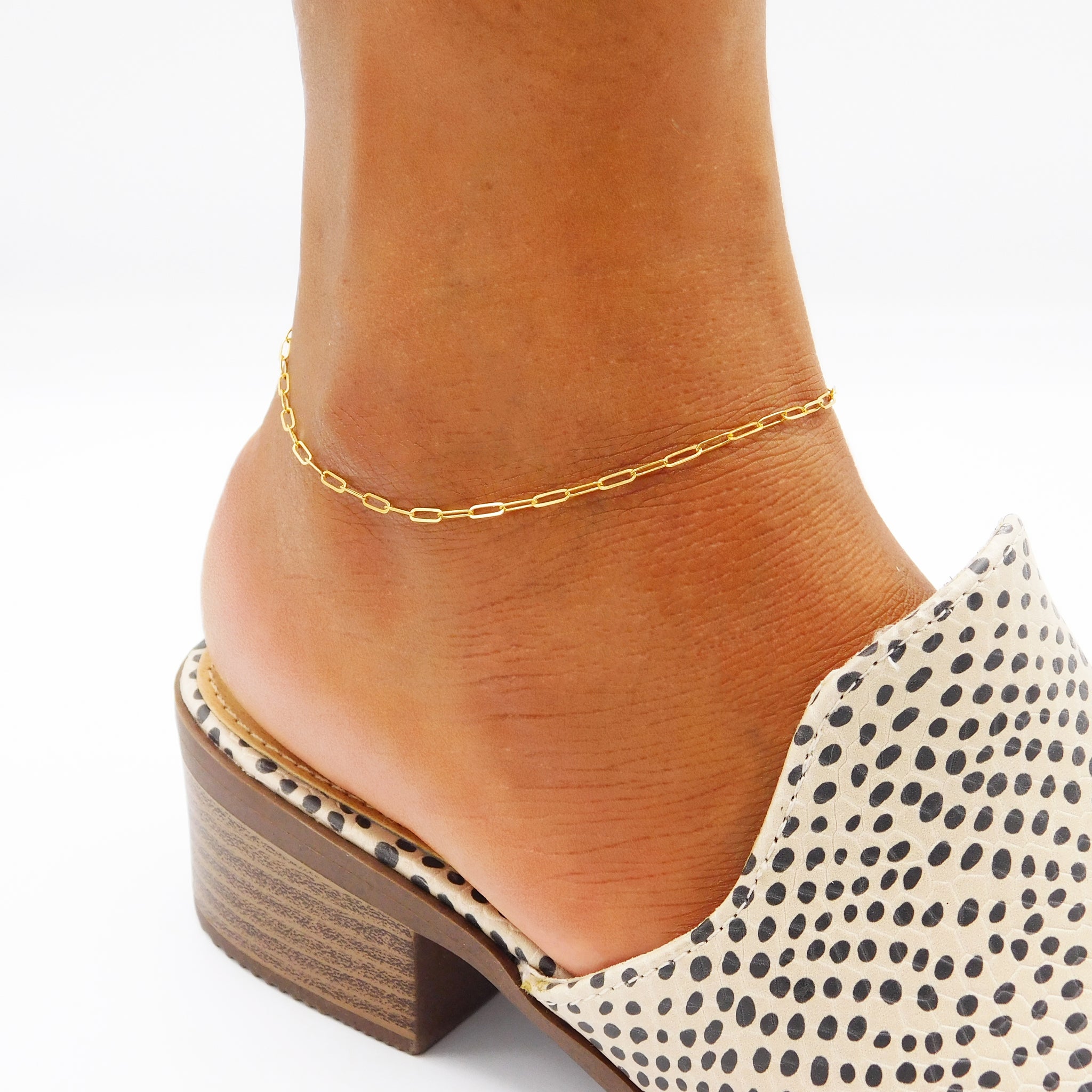 Mila Gold Anklet •  14k Gold Filled