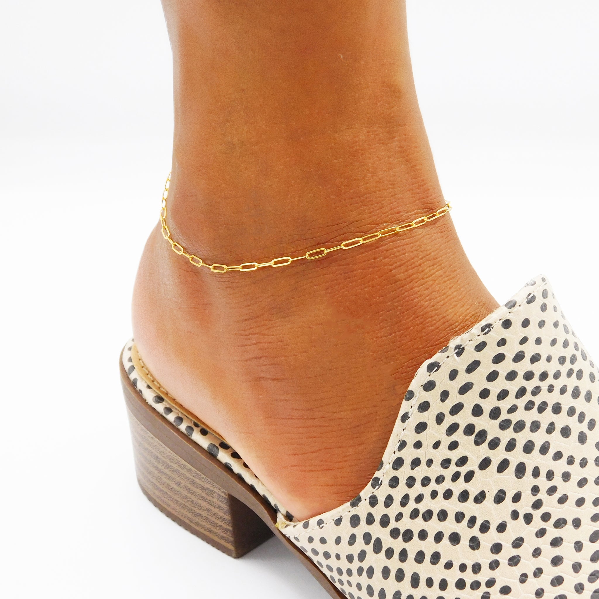 Mila Gold Anklet •  14k Gold Filled